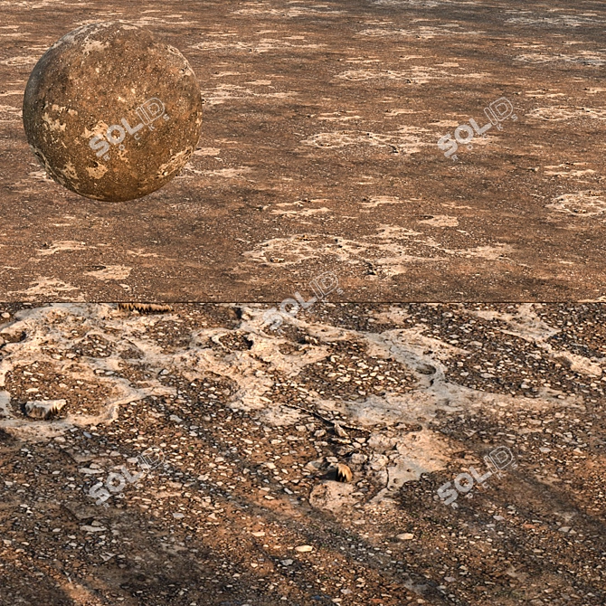 Seamless Ground Texture Pack 3D model image 1