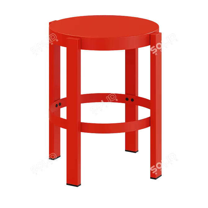 Modern Doon Stool by noo.ma 3D model image 2