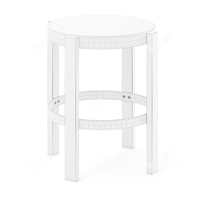 Modern Doon Stool by noo.ma 3D model image 4