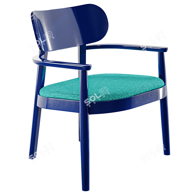 Thonet 119 SPF Smooth Model 3D model image 1