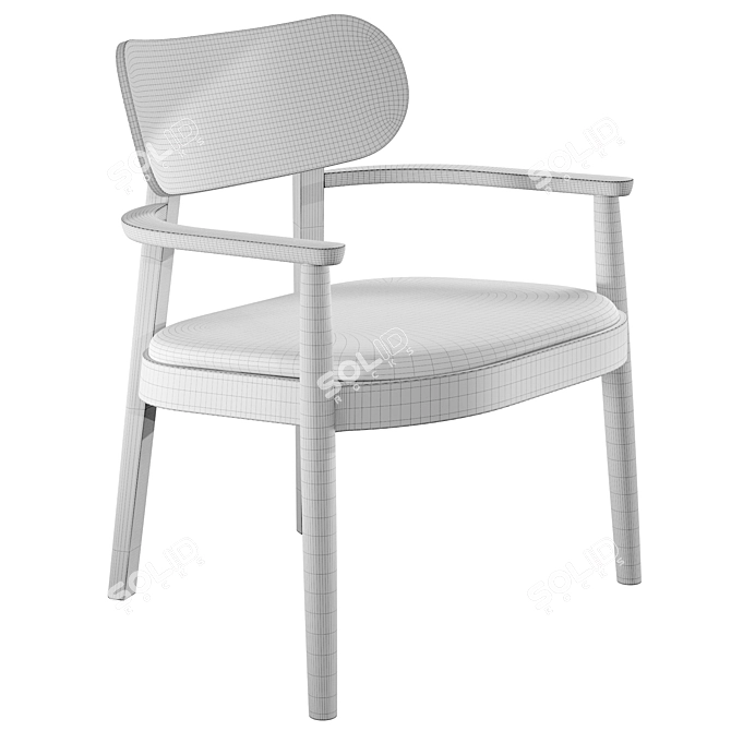 Thonet 119 SPF Smooth Model 3D model image 2