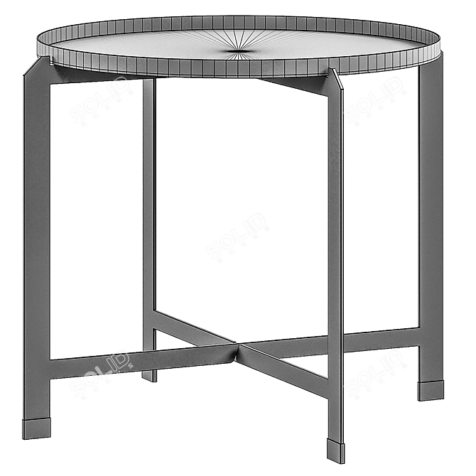 Scandinavian Style Lounge Table 3D model image 7