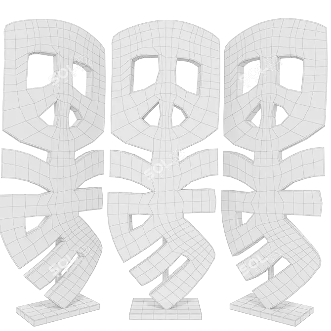 Keith Richards Sculpture Figure Art 3D model image 2