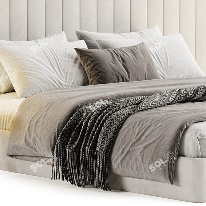 Contemporary Island Bed 2017 Design 3D model image 4