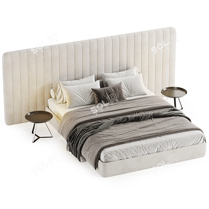 Contemporary Island Bed 2017 Design 3D model image 6