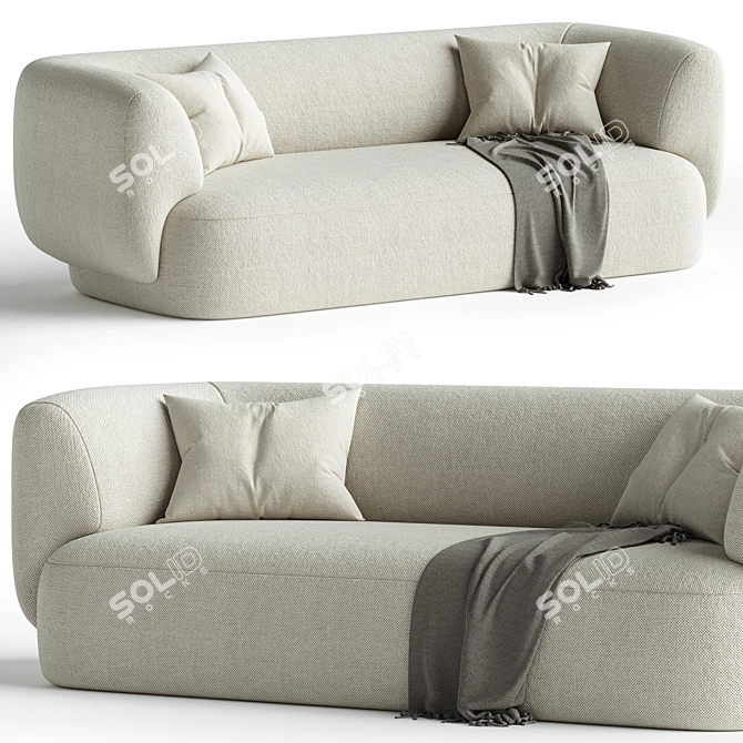 Cozy Hug Sofa | диван 3D model image 1