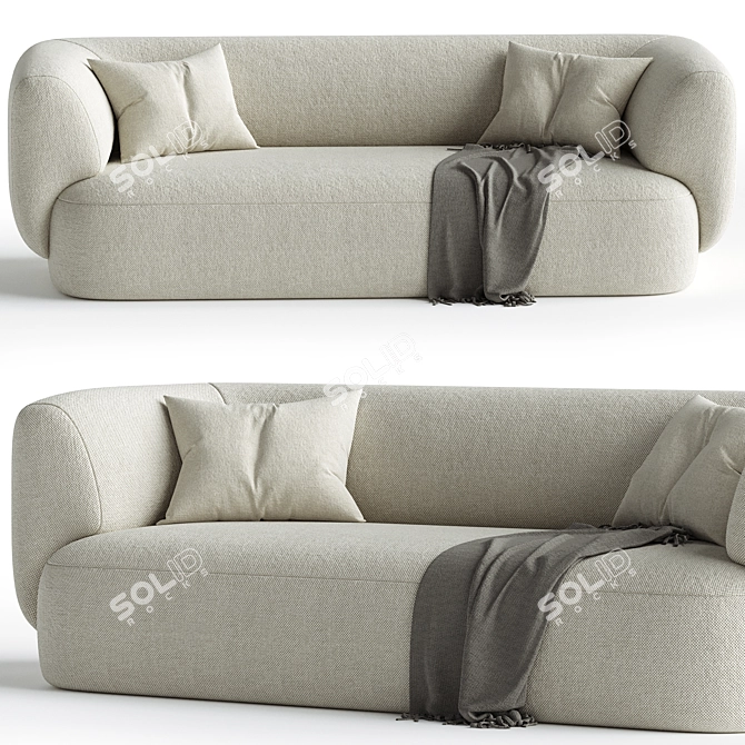 Cozy Hug Sofa | диван 3D model image 3