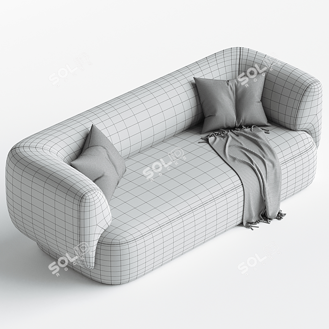 Cozy Hug Sofa | диван 3D model image 4