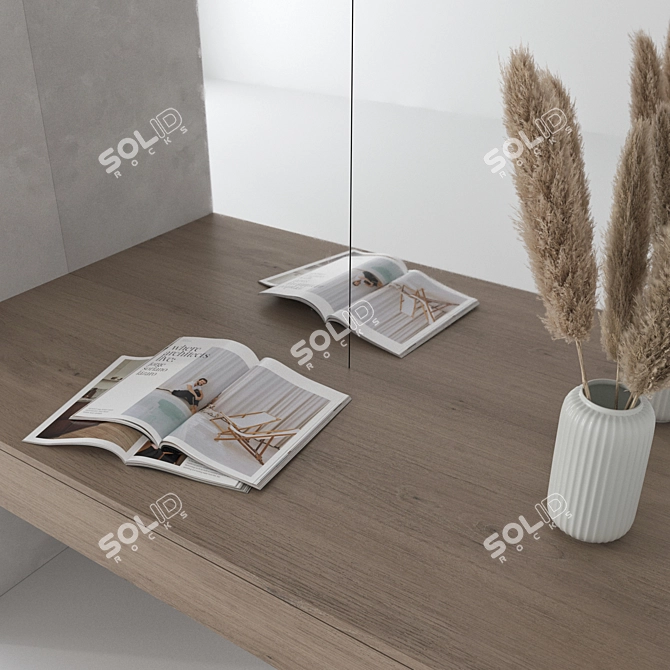 Luxury Hallway Set 3D Model 3D model image 3