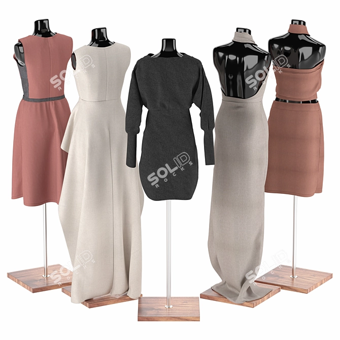 Mannequin Set Vol.001 3D Model 3D model image 4