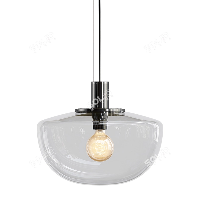 Bank Pendant Light Fixture 3D model image 1