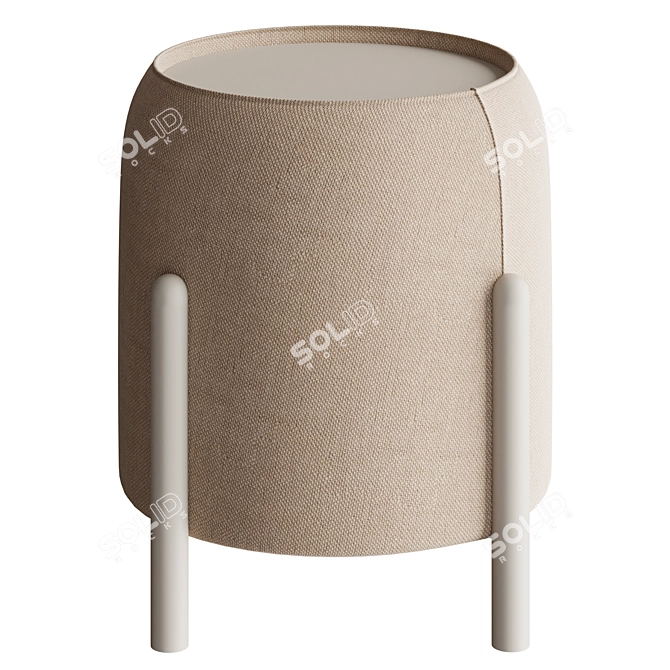 Bolzan Letti Flag Side Table 3D model image 1