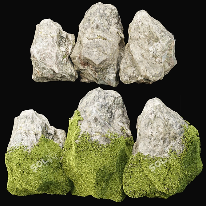 High Quality Low Poly Garden Assets 3D model image 4