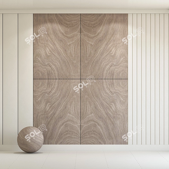 Wall Decor Composition 288 3D model image 3