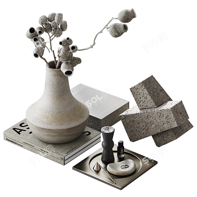 Bell Decor Set: Modern Elegance 3D model image 2