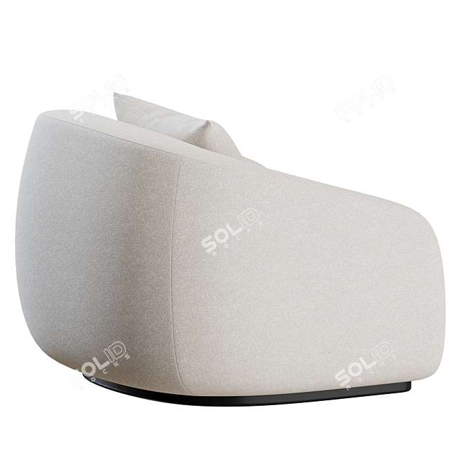 Wendelbo Montholon Armchair Set 3D model image 7