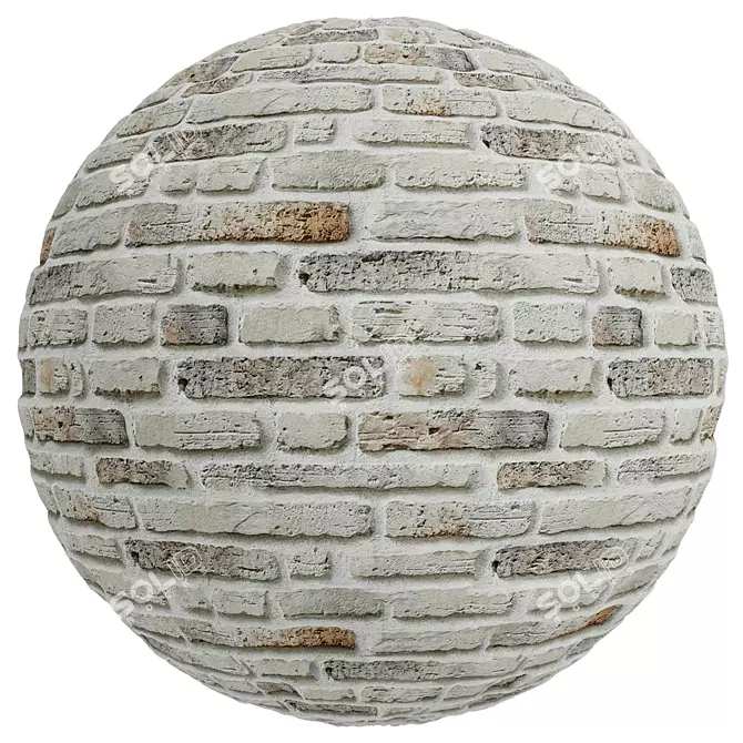 Versatile Grouting Brick Texture Set 3D model image 4