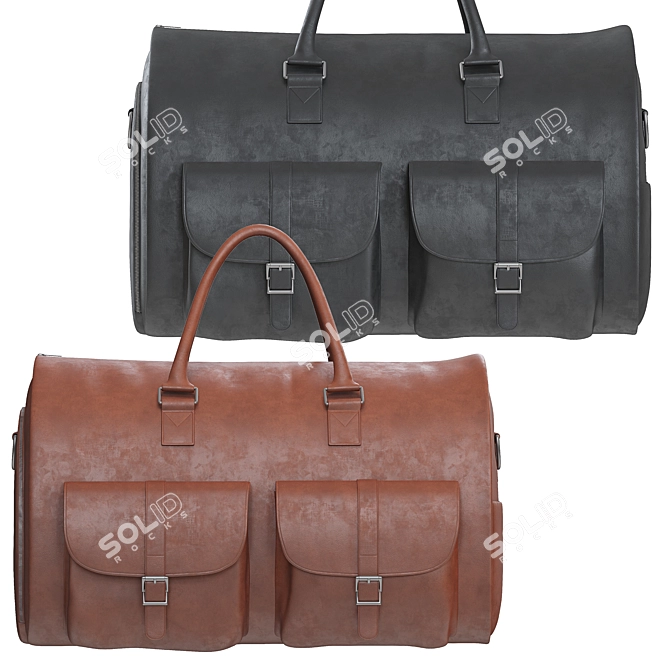 Waterproof Men's Garment Bag Organizer 3D model image 2