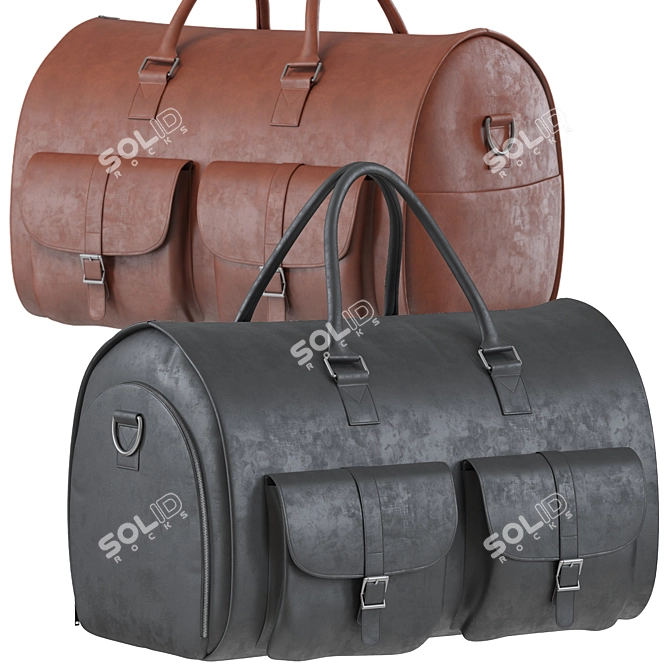 Waterproof Men's Garment Bag Organizer 3D model image 3