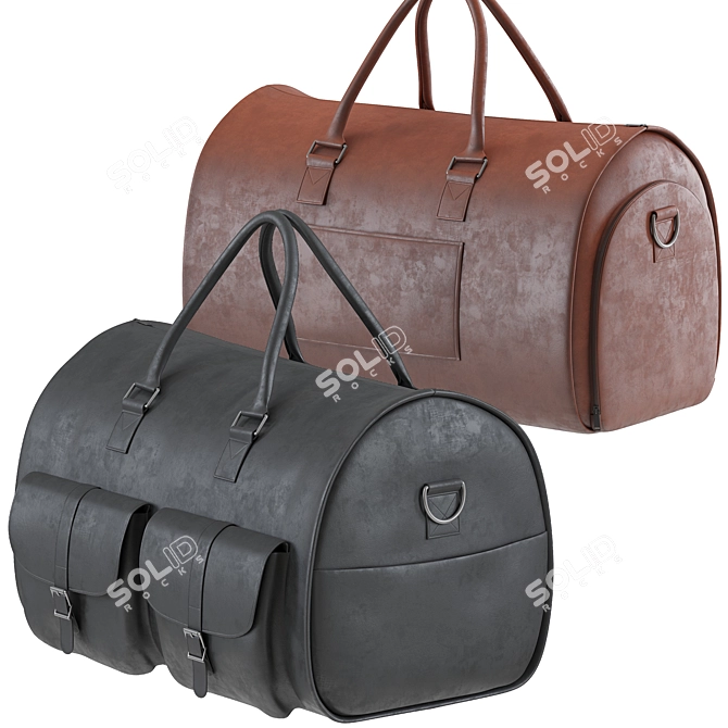 Waterproof Men's Garment Bag Organizer 3D model image 4