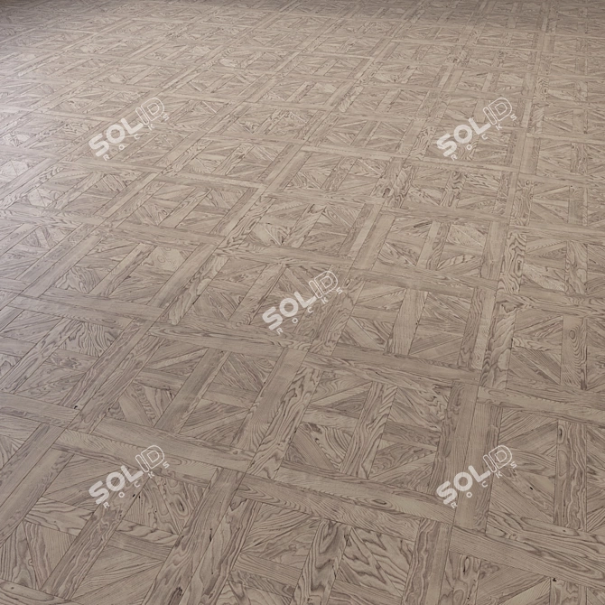 High-Quality 3D Wooden Flooring Model 3D model image 3