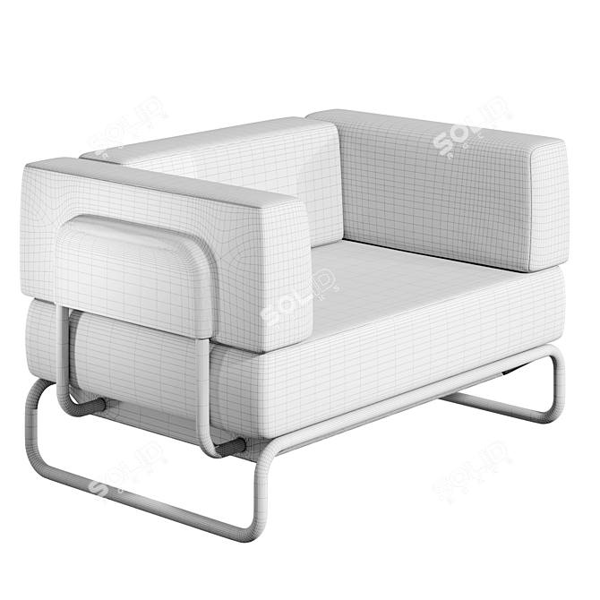 Thonet S 5001C002 Chair 3D model image 2