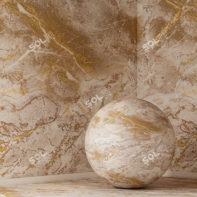  Luxe Stone Textures Bundle 4K 3D model image 1