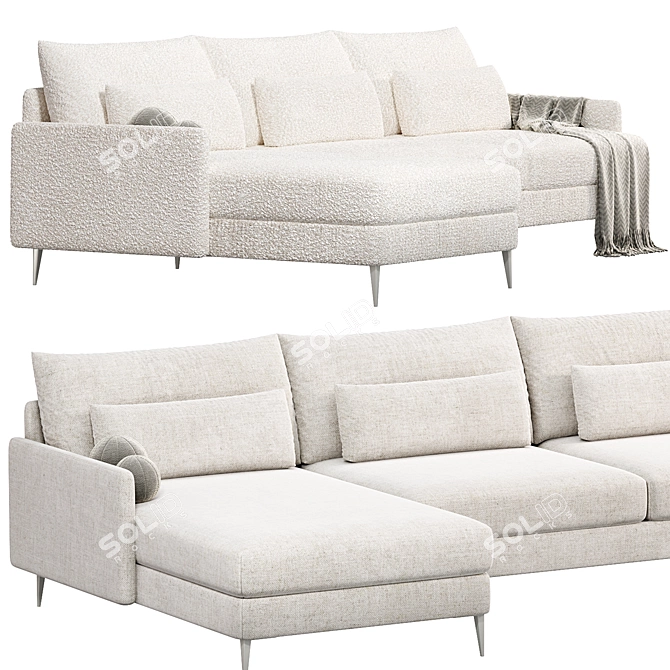 Feel Hauska Modern Sofa Set 3D model image 2