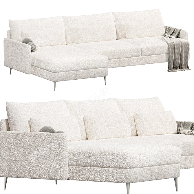 Feel Hauska Modern Sofa Set 3D model image 4