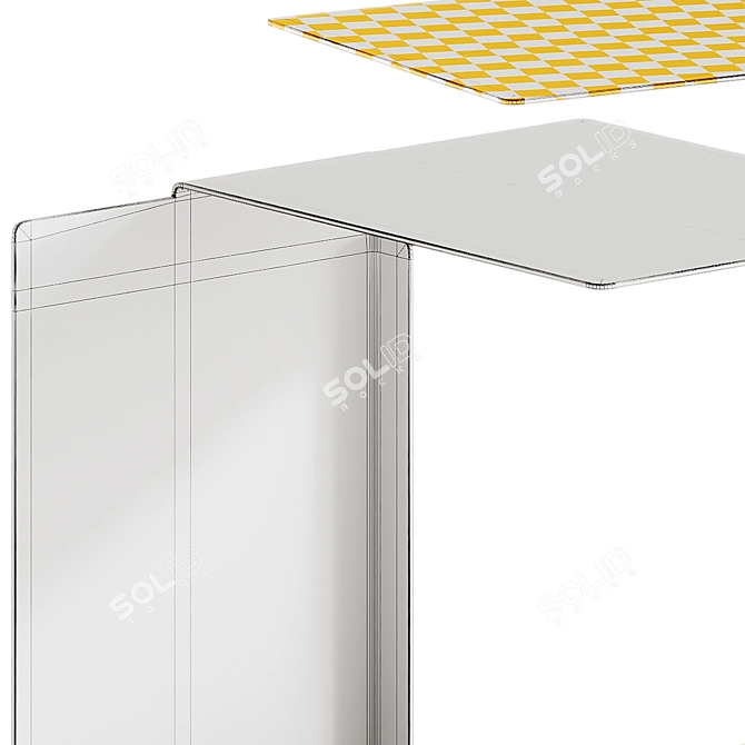 Modern Steel Side Table ClassiCon 3D model image 7