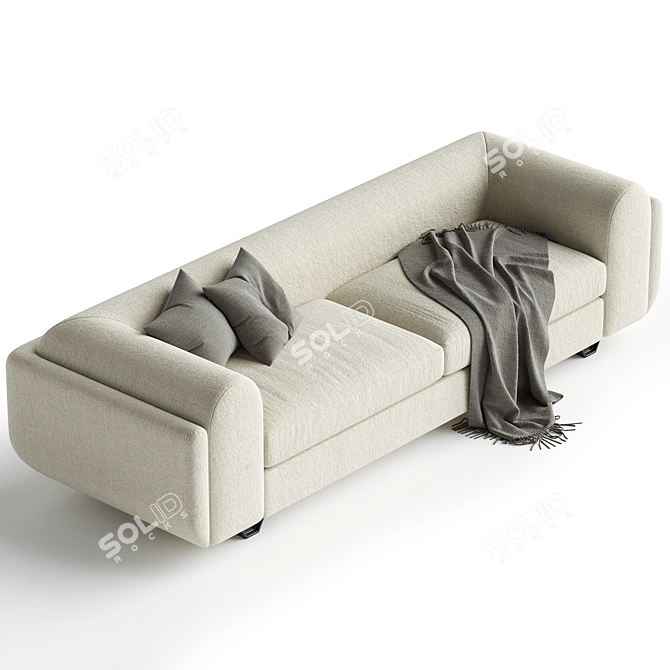 Contemporary Eileen Sofa 3D model image 2
