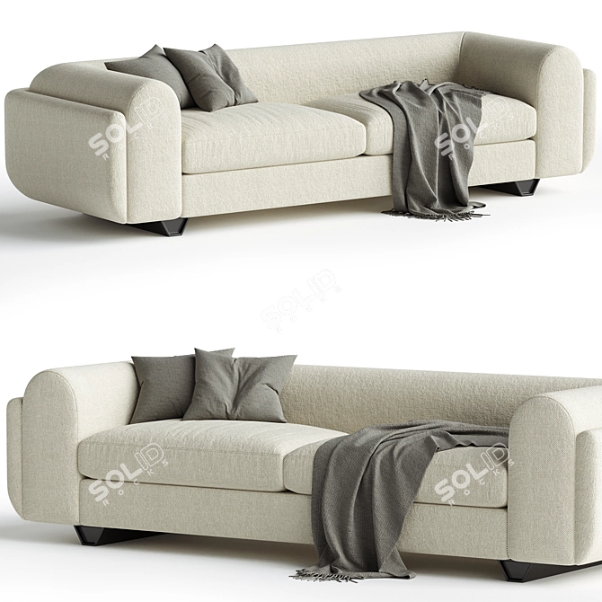 Contemporary Eileen Sofa 3D model image 3