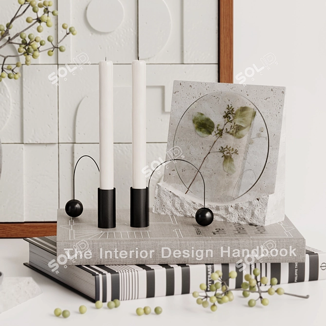  Modern Balance Decor Set 3D model image 3