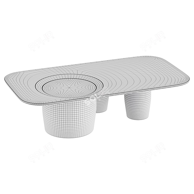 Luxury HESSENTIA Coffee Table 3D model image 3