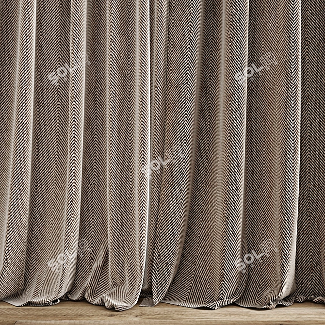 Polygonal Model Curtain 3D Archive 3D model image 2