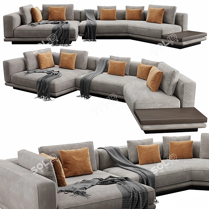 Contemporary Minotti Horizonte 3D Model 3D model image 2