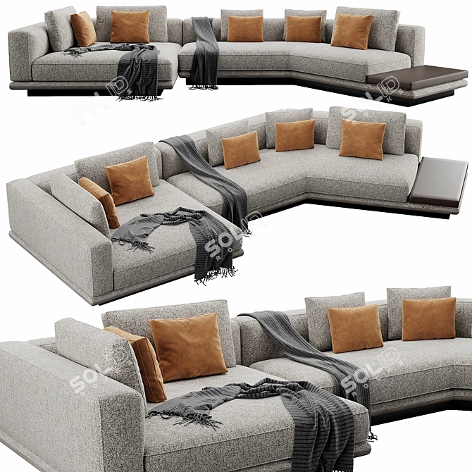 Contemporary Minotti Horizonte 3D Model 3D model image 3