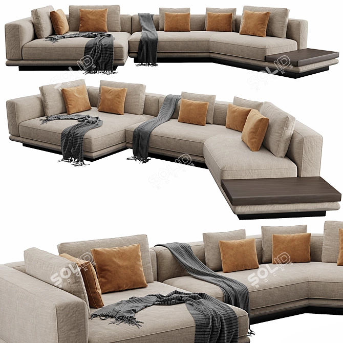 Contemporary Minotti Horizonte 3D Model 3D model image 4