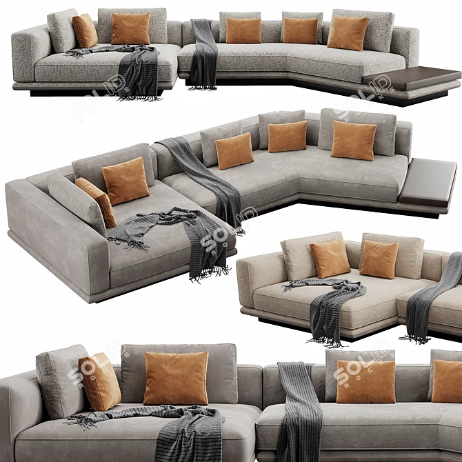 Contemporary Minotti Horizonte 3D Model 3D model image 7