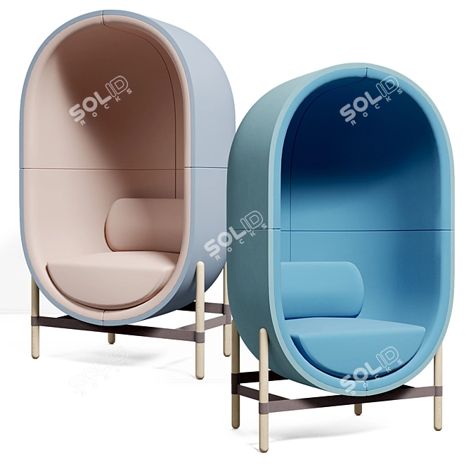 Capsule Office Chair by Casala 3D model image 2