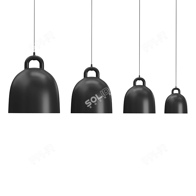 Modern Minimalist Pendant Light 3D model image 2