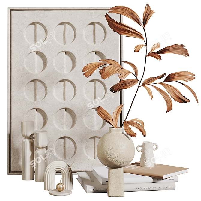 Decorative Set 05: Elegant 3D Object 3D model image 1