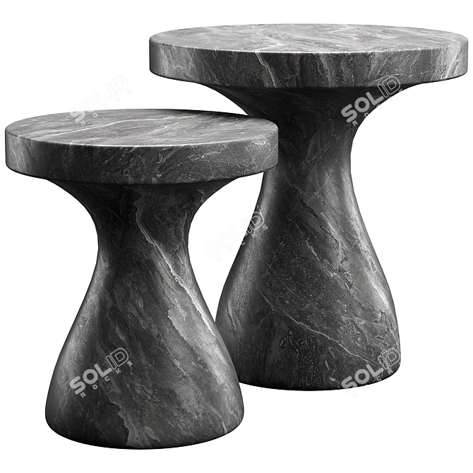 Modern Serafina Coffee Table Design 3D model image 1