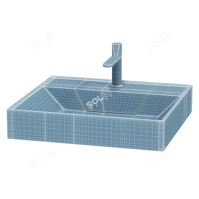 Stworki Dublin 55 cm Sink 3D model image 5