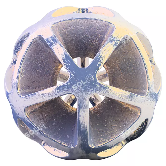 Modern Abstract Sculpture 3D Model 3D model image 3