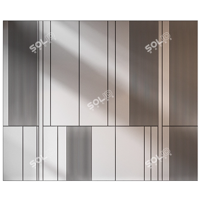 Decorative Wall Panel 3Ds Max 3D model image 2