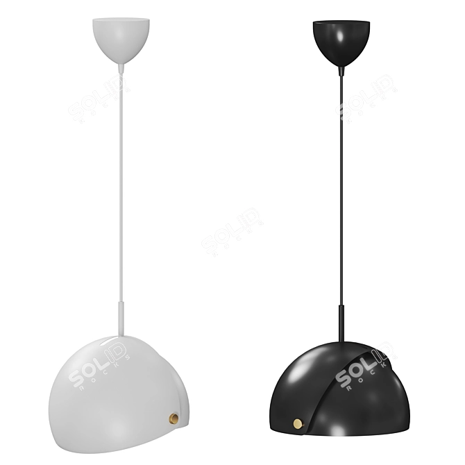 Minimalist Lighting Fixture for Home 3D model image 2