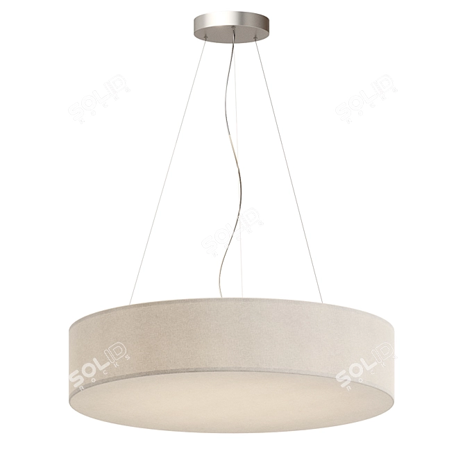 Bol Fabric Pendant Light Leds C4 3D model image 3