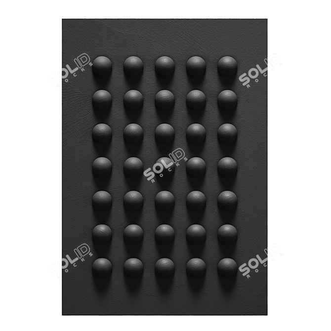 Customizable Wall Art Panel 3D model image 4