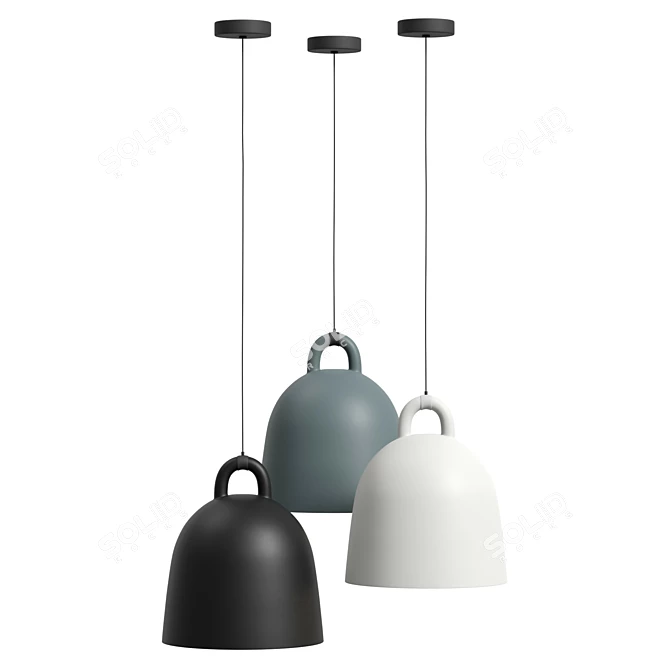 UV Unwrapped Pull Light Fixture 3D model image 5